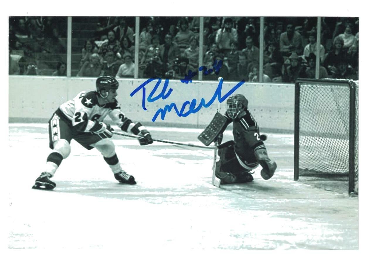 Rob McClanahan Signed Autographed 4x6 Photo Poster painting Olympic Hockey Gold 1980 C