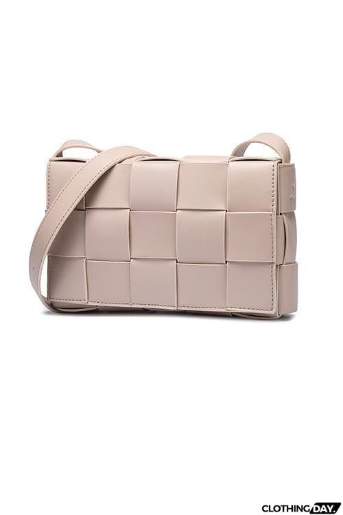 Weave Square Crossbody Bag