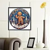 Diamond Painting -DIY Round Drill Gingerbread Boy(40x40cm)