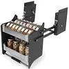 [US Local Warehouse] 2 Tier Pull Down Shelf Heavy Duty Cabinet Organizer for Kitchen Pots Pans