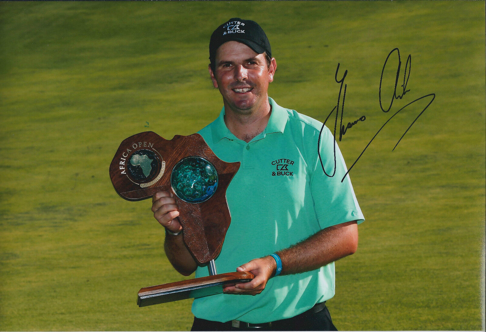 Thomas AIKEN SIGNED Golf Autograph 12x8 Photo Poster painting AFTAL COA Authentic Sunshine Tour