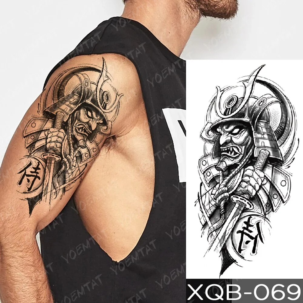 Sdrawing Wolf Tiger Animal Waterproof Temporary Tattoo Sticker Men Arm Leg Tatto Body Art Fake Tatto Water Transfer Tattoos Women