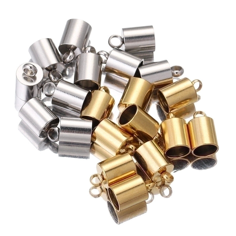 1 Piece Stainless Steel Solid Color Connection Buckle Minimalist