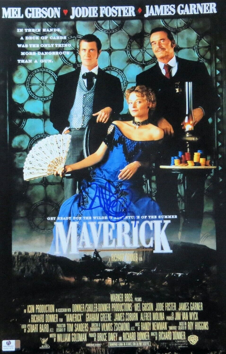 Richard Donner Signed Autographed 12X18 Photo Poster painting Maverick Director JSA T60112