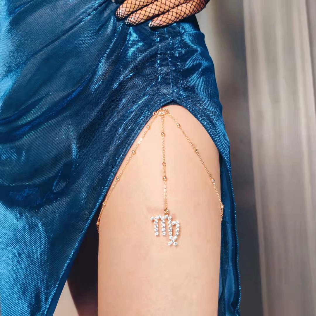 ZODIAC SIGN LEG CHAIN