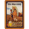 (Multi Style)Wer Bier Trinkt - Metal Tin Signs(8*12Inch) - Bar