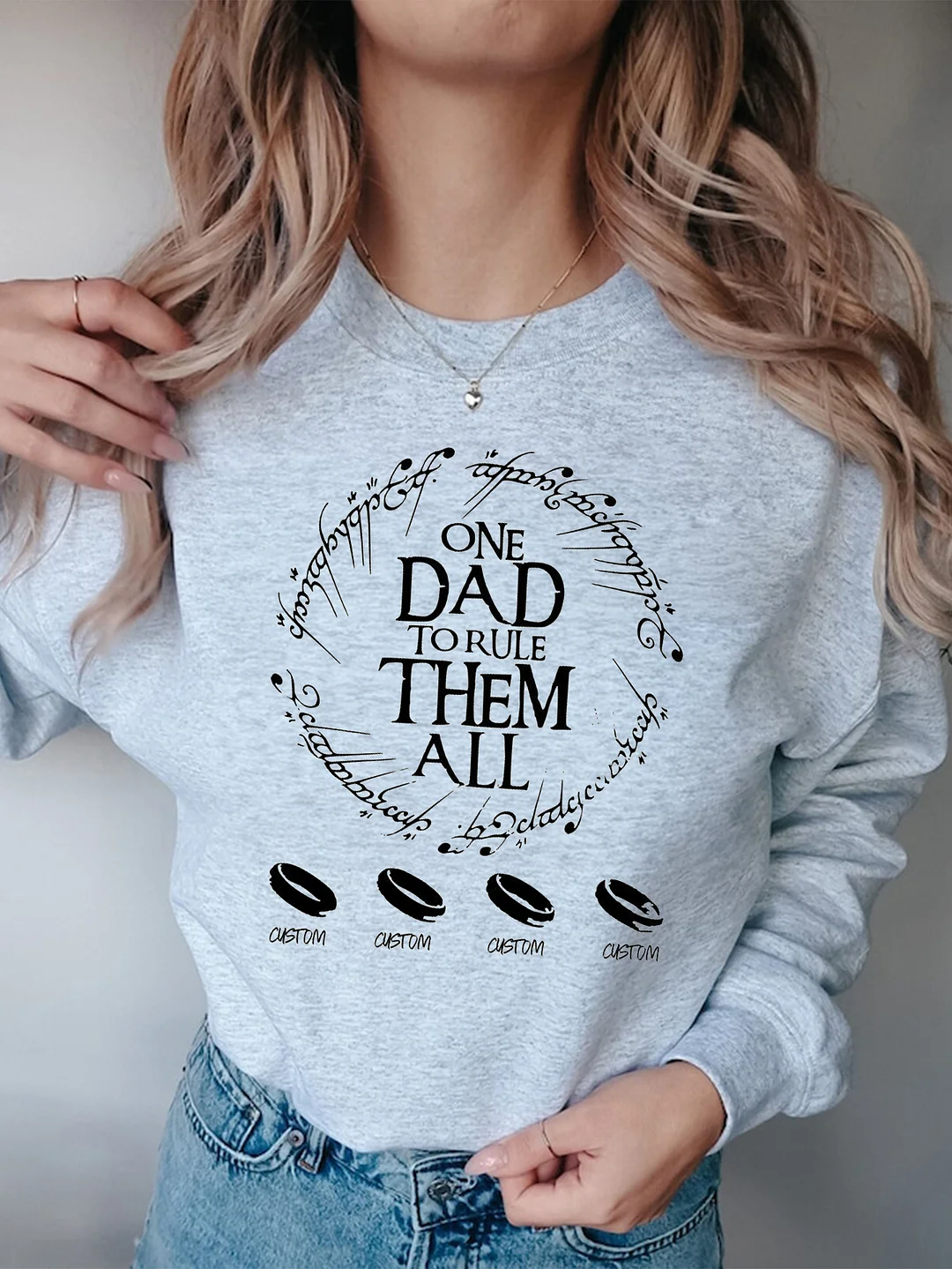 Personalized Dad Sweatshirt / DarkAcademias /Darkacademias