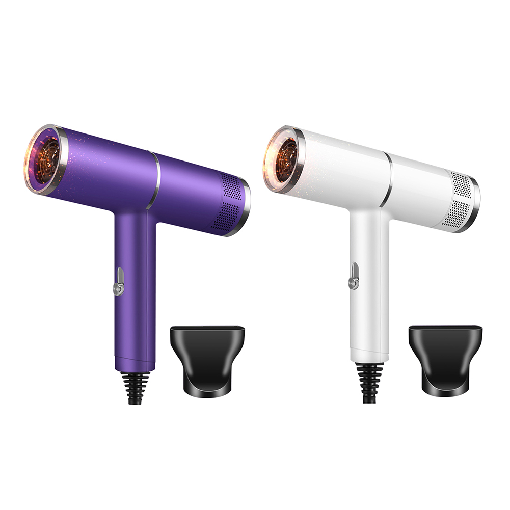 

Pro Hair Dryer Salon Hot Cold Quick Dry Negative Ionic Hammer Blower Tools, Purple, 501 Original