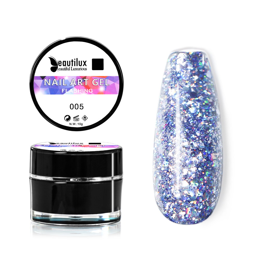 NAIL GEL GLITTER COLOR| BHCC-05