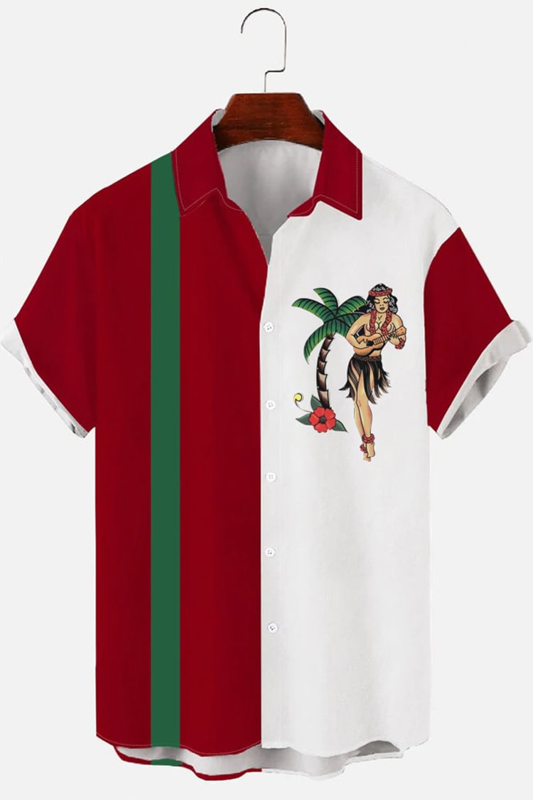 Resort Colorblock Short Sleeve Shirt