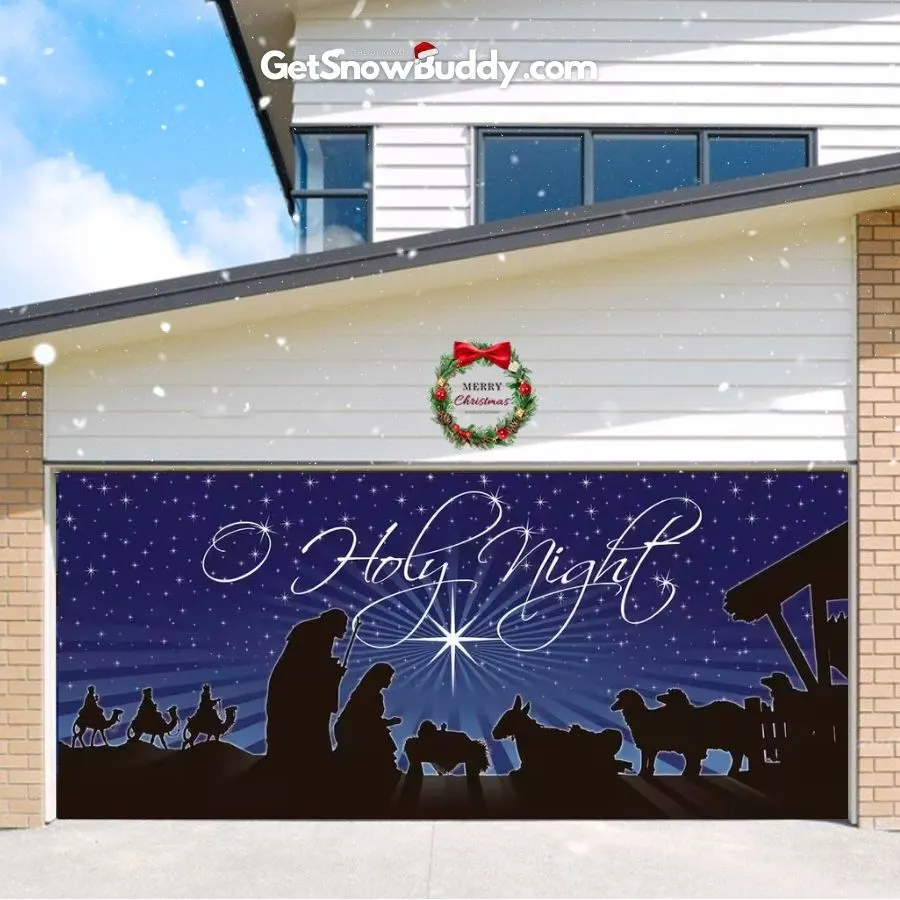 SnowBuddy Garage Door Covers Christmas 2024 Buy 2 Free Shipping