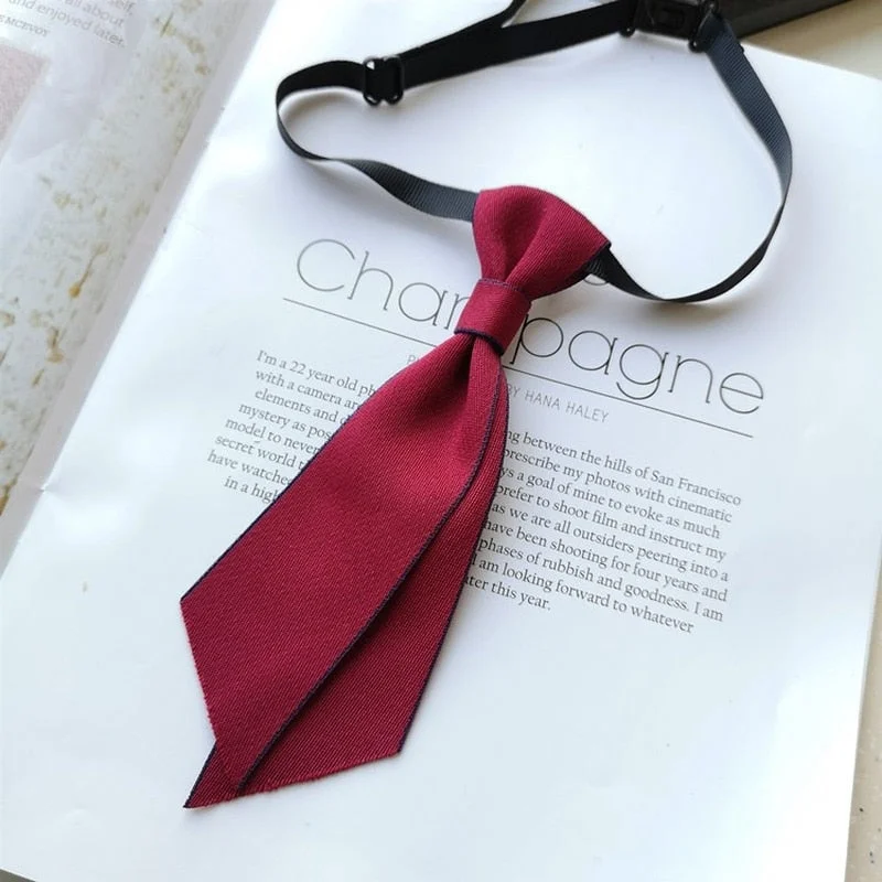 Hand-made Bow Tie Necktie High Quality Women's Career Suit Shirts Student College Wind Business Small Tie Bowtie Gifts Trendy