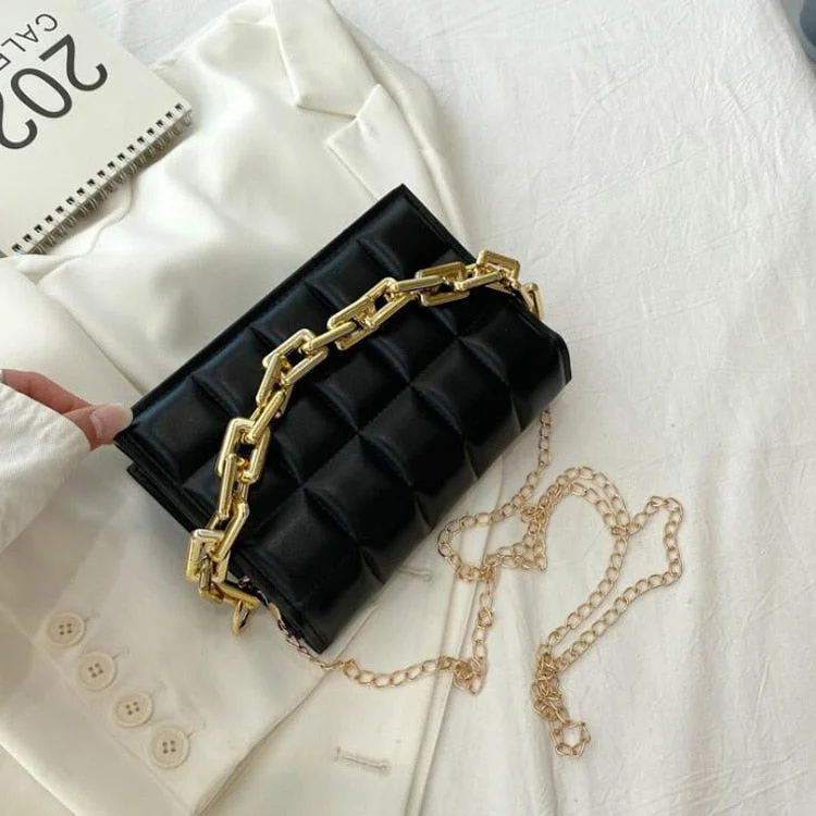 New Popular Chain Crossbody Bags For Women Fashion Plaid Shoulder Bag Designer Handbags For Women Messenger Bags