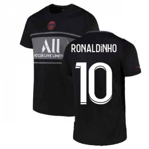 PSG Ronaldinho 10 UCL 3rd Trikot 2021-2022