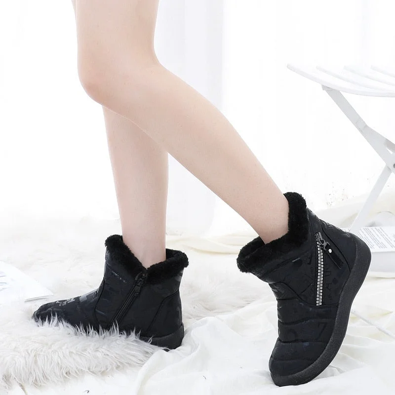 Women Ankle Boots 2020 New Women'S Winter Shoes Waterproof Boots For Women Fashion Botas De Mujer Winter Female Shoes Woman