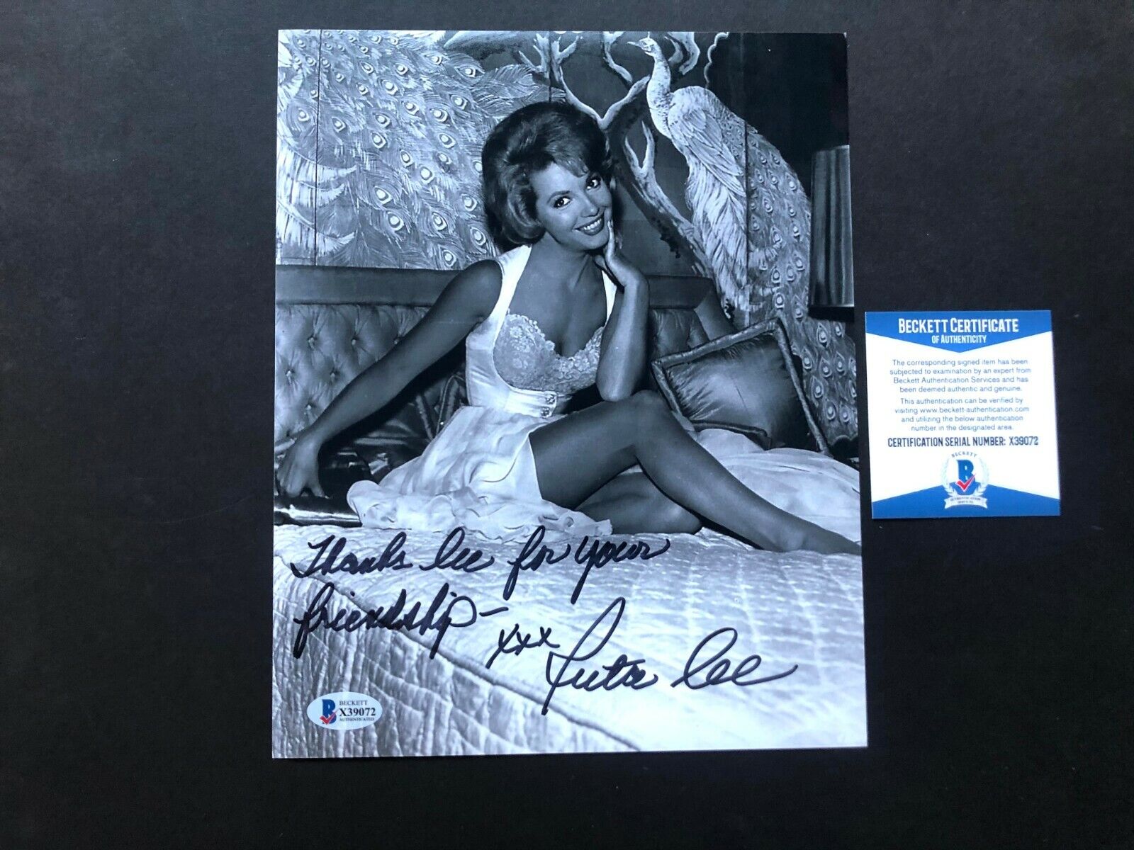 Ruta Lee Hot! signed autographed classic sexy 8x10 Photo Poster painting Beckett BAS coa