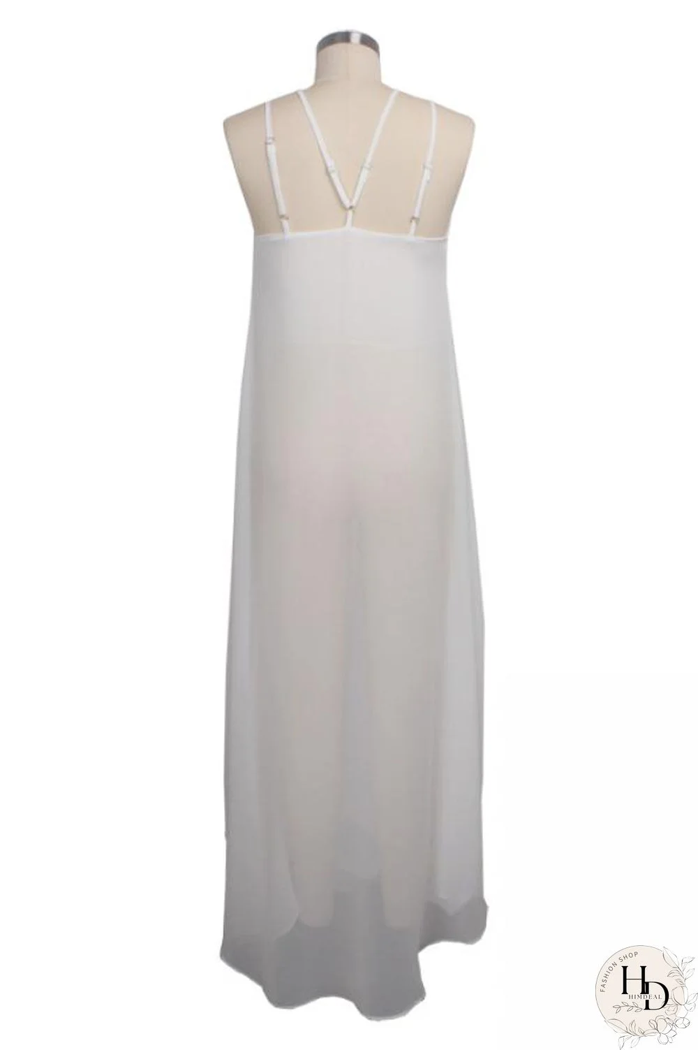 Red Polyester Sexy Fashion Tank Sleeveless O neck Asymmetrical Ankle-Length Patchwork Solid asymmetrical