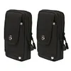 2Pcs Fanny Pack with Multi Pockets Waist Pack Oxford Belt Pack for Men and Women