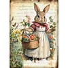 Easter Rabbit - 11CT Stamped Cross Stitch 40*60cm(Poster Cross Stitch)(Big Size)