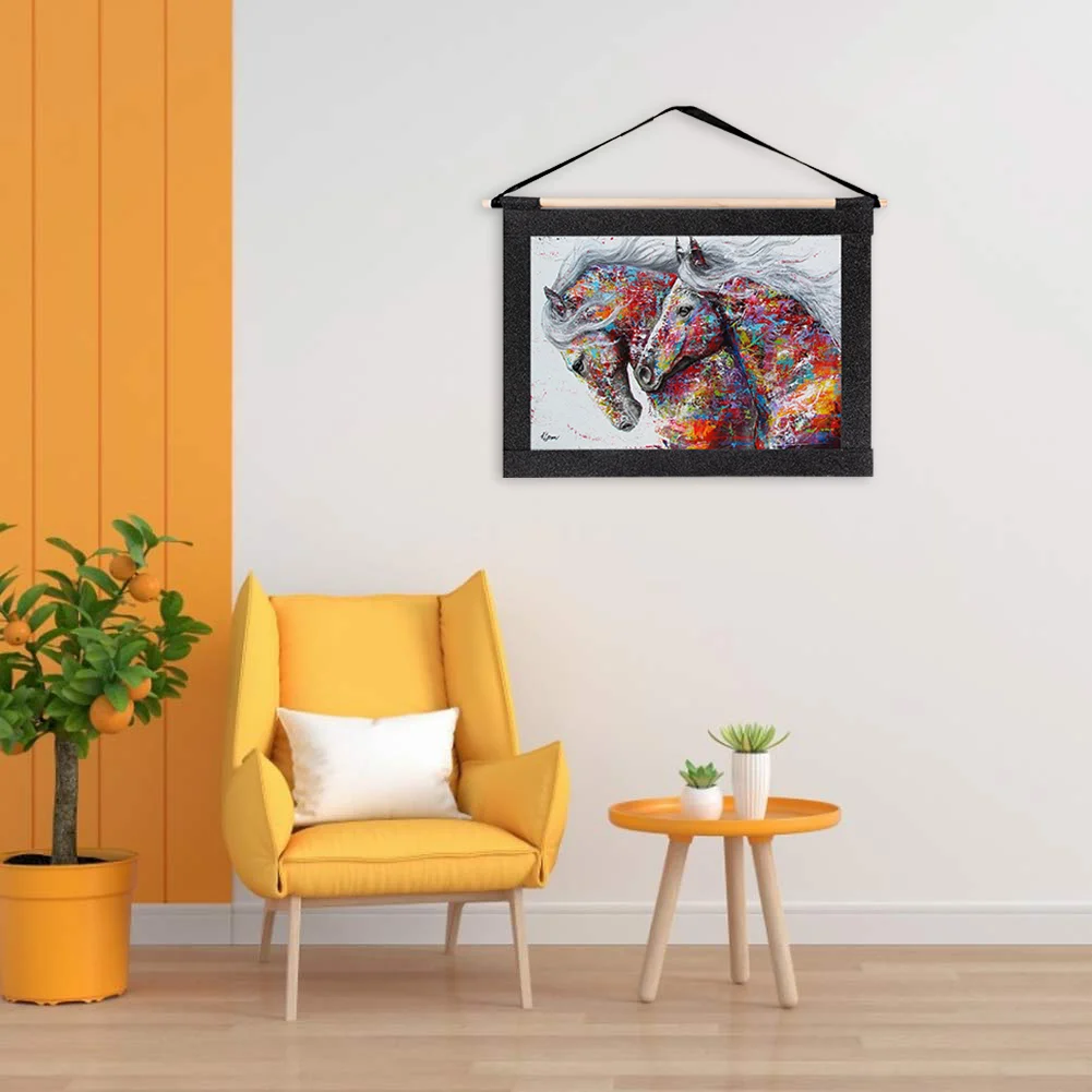 DIY Diamond Painting Wall Hanging Decor Poster Photo Frame Accessory (53cm)