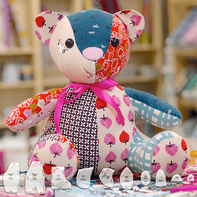 🧸 Memory Bear Template Ruler Set(10 PCS) - With Instructions
