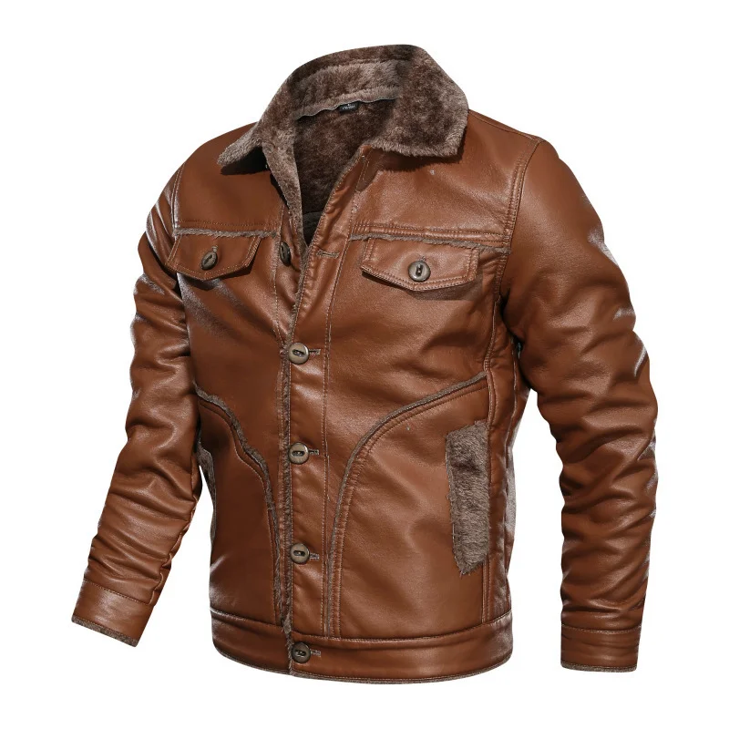Fur Brown Leather