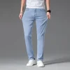 Men's Thin Fit Straight Leg Stretch Jeans