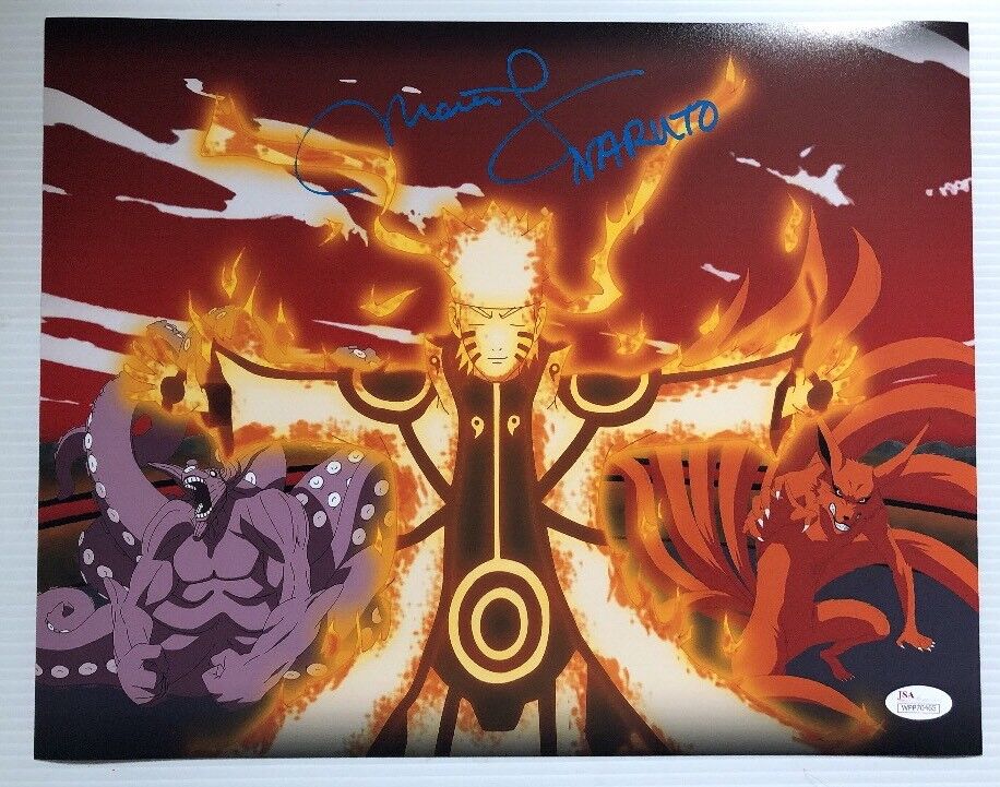 Maile Flanagan Signed Autographed 11x14 Photo Poster painting Naruto Shippuden JSA COA 1