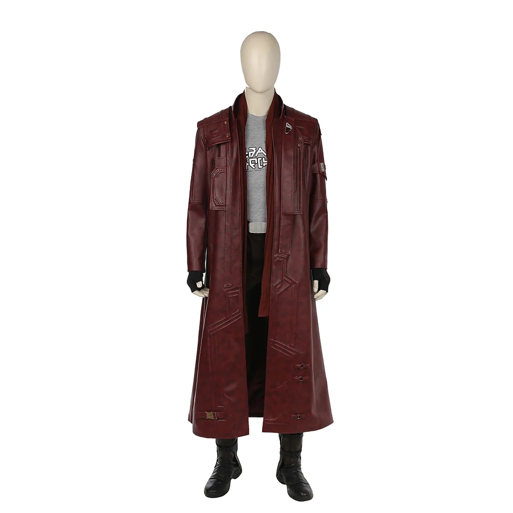 Star Lord Peter Jason Quill Long Jacket Outfit Guardians of The Galaxy 2 Cosplay Costume