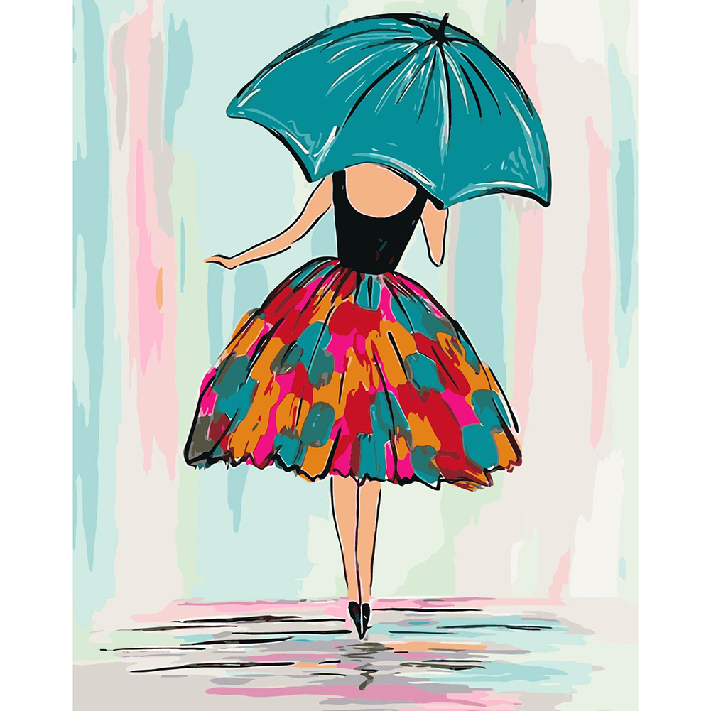

40*50CM Paint By Numbers - Ballet Girl, 501 Original