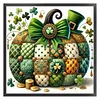 Pumpkin-Partial 11CT Stamped Cross Stitch Bead Embroidery 36*36cm/14.17*14.17in