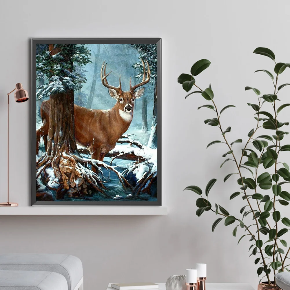 Diamond Painting - Full Round Drill - Elk(Canvas|30*40cm)