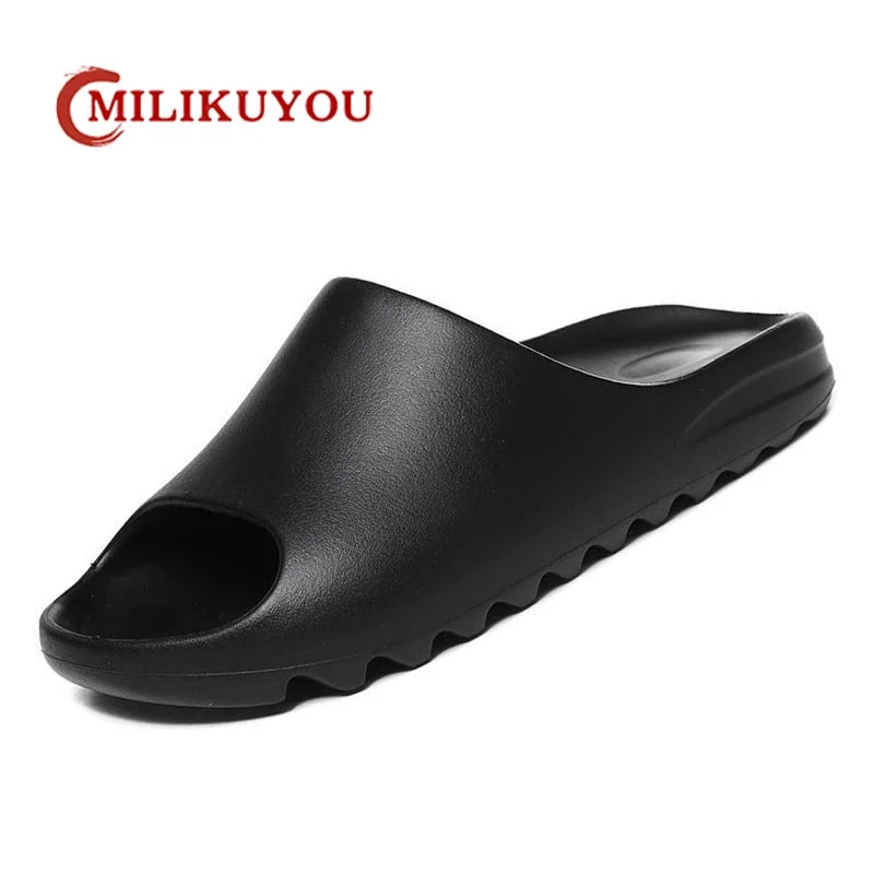 Brand Women Men Slippers Soft Sandals Women Beach Casual Shoes EVA Slide Original Men Flip-flops Summer 2022 Summer Men's Sandal