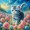 (Multi-Style)Animal-Partial Special Shaped Diamond Painting 40*40CM