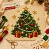 Christmas Needlepoint Kit 14CT Stamped Cross Stitch 30x30cm tapestrymarket