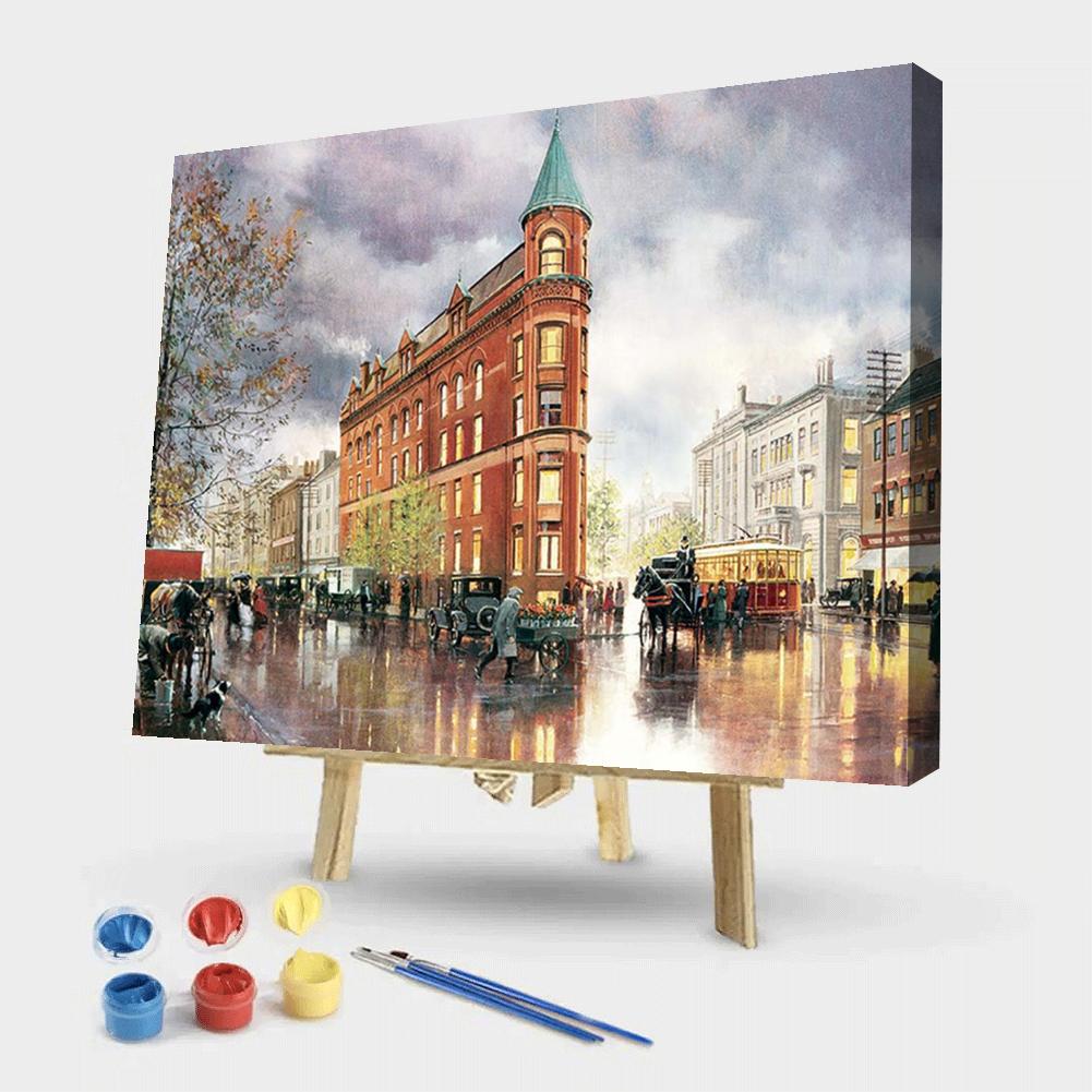 

50*40CM - Paint By Numbers - Cityscape, 501 Original