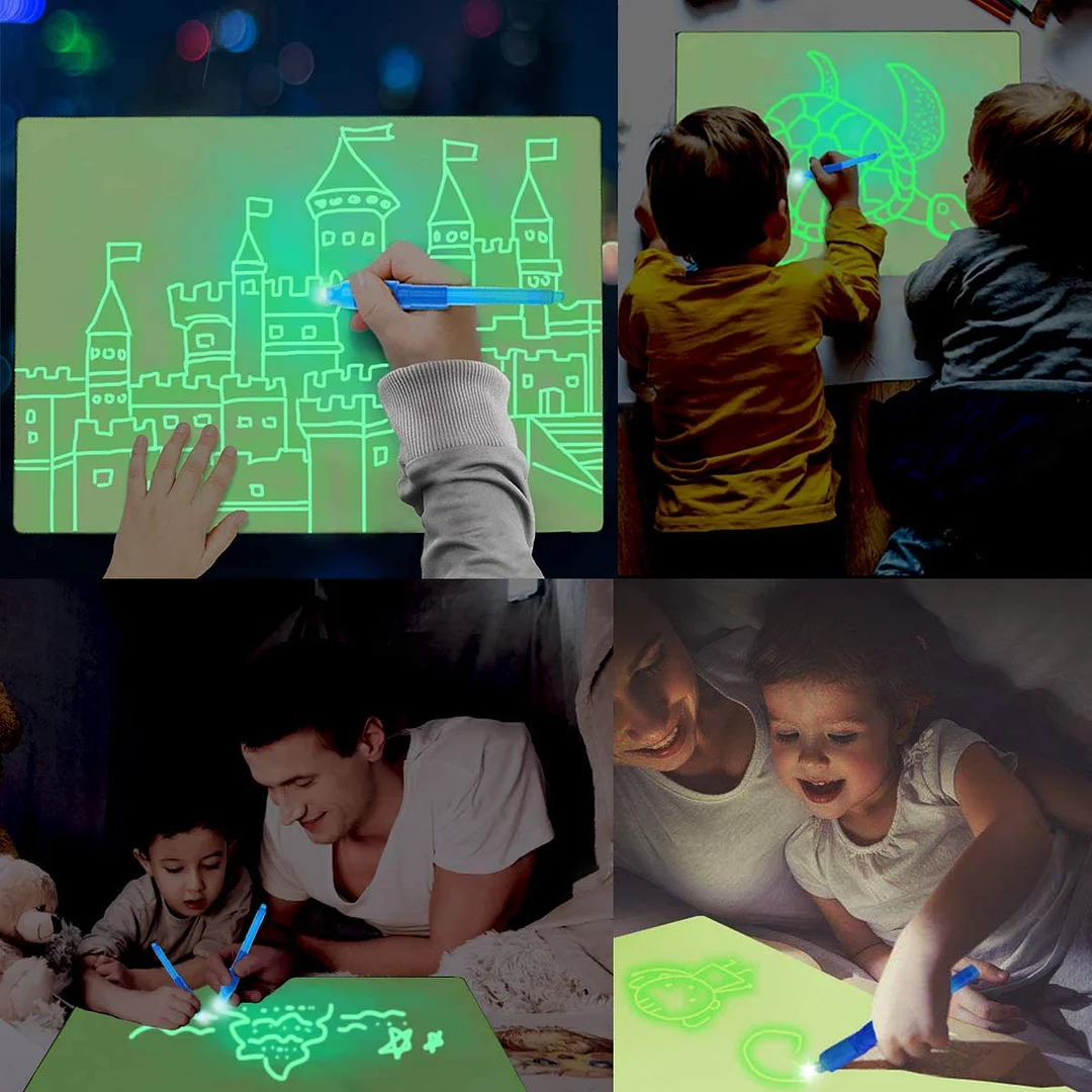 (🌲CHRISTMAS SALE NOW-48% OFF) Magic Light Drawing Pad