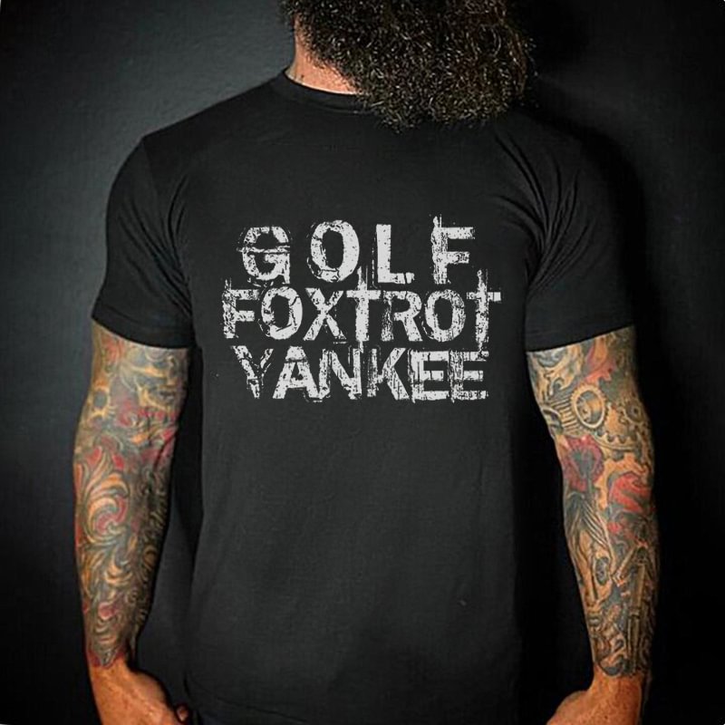 Livereid Golf Foxtrot Yankee T-shirt - Livereid