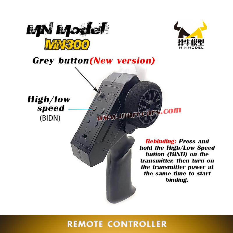 MN Model MN300 Parts Remote Controller