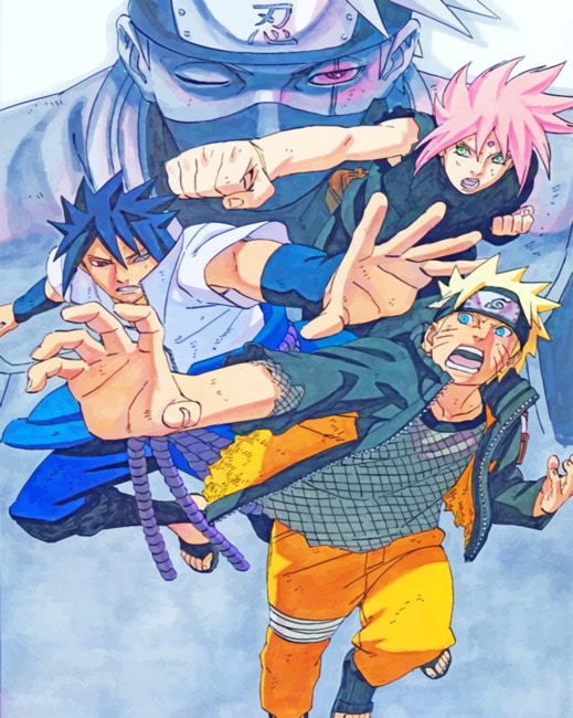 

Naruto Anime – Paint By Numbers - 40*50CM, 501 Original