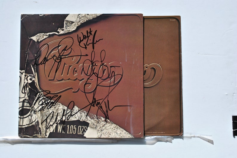 CHICAGO X SIGNED ALBUM X6 Peter Cetera, Robert Lamm, James Pankow, Walt Parazaider, Lee Loughnane, Danny Seraphine wcoa