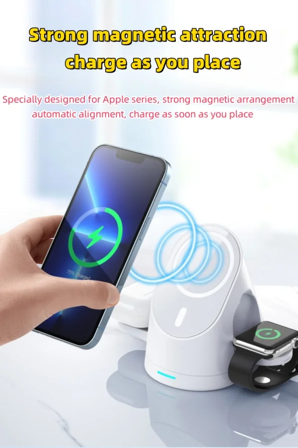 Magnetic Wireless Charger 3 in 1