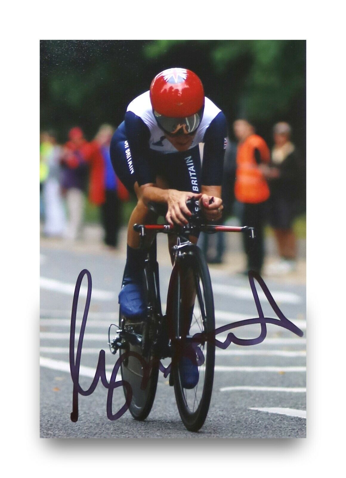 Lizzie Deignan (Armitstead) Signed 6x4 Photo Poster painting Road Race Cyclist Autograph + COA