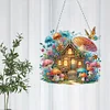 Mushroom Hut Double Sided - 5D DIY Pendant