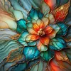 Abstract Flower-11CT Stamped Cross Stitch 50*50cm tapestrymarket