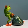 Money-Making Frog & Flower-Offering Frog Ornament  &mdash;Incorporate the ambition to make money into the ritual of life