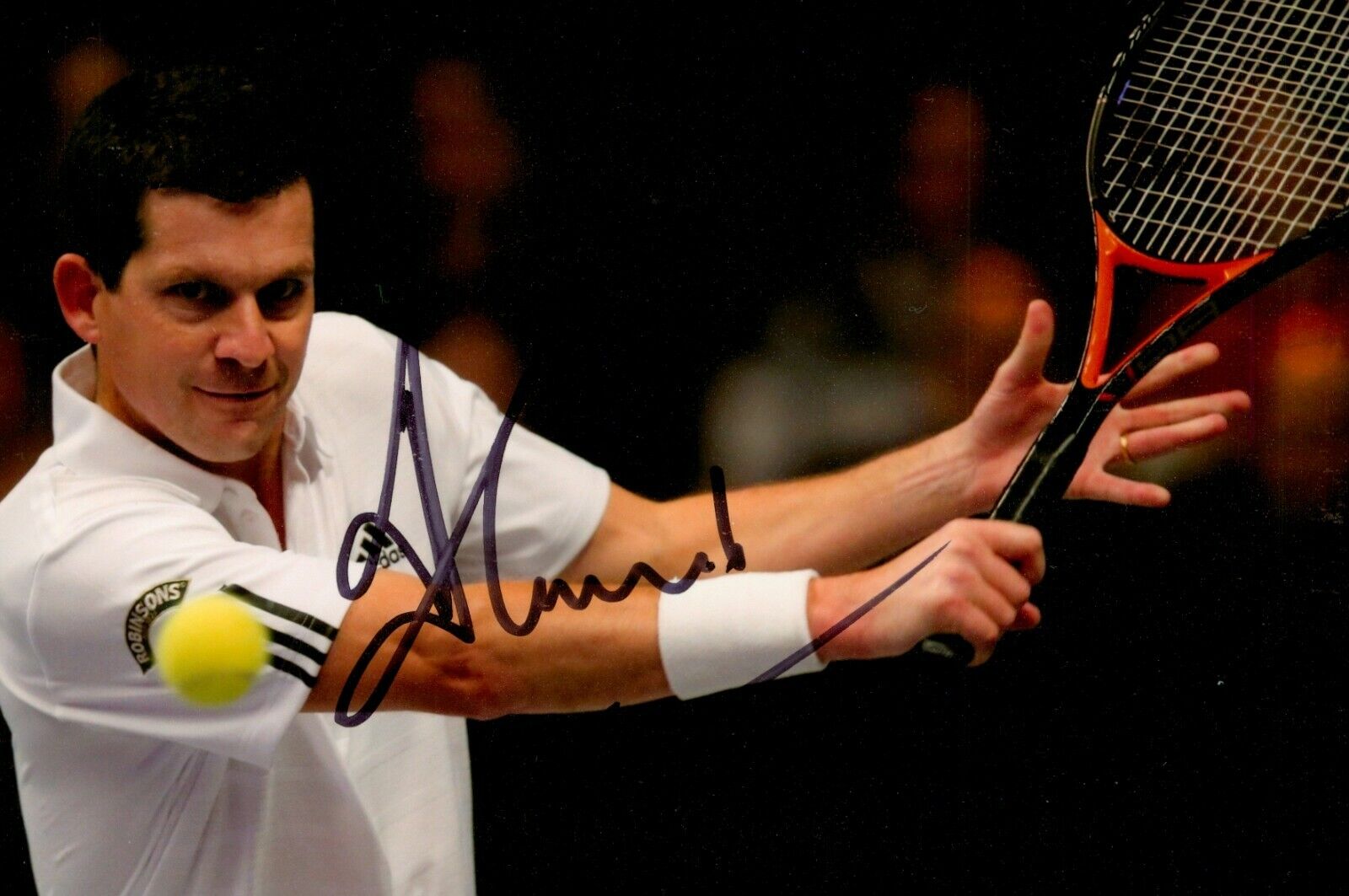 Tim Henman Hand Signed 6x4 Photo Poster painting Wimbledon Tennis Roland-Garros Autograph + COA