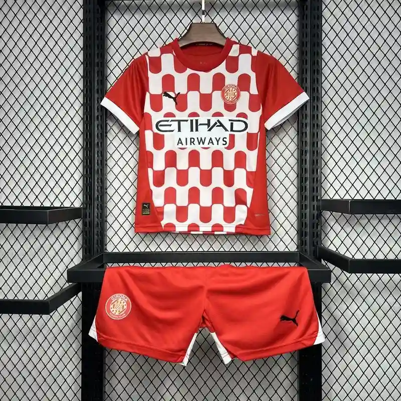 24/25 Kids Girona Soccer Jersey Home