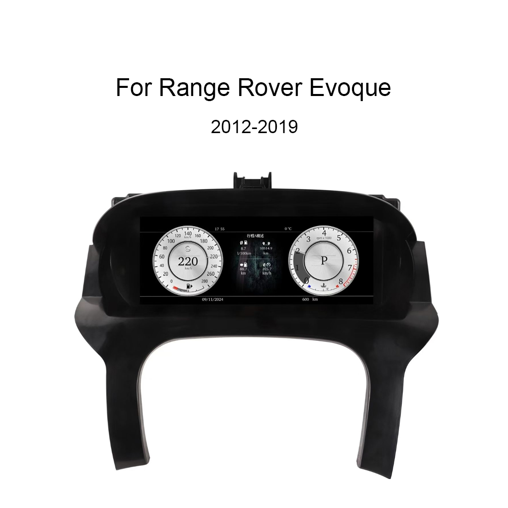 12,3 Zoll Digital LCD Dashboard Cluster Instrument Bildschirm f&uuml;r Range Rover Evoque 2012-2019