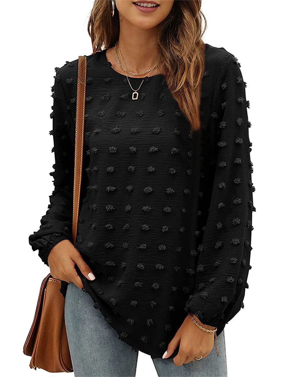 Women Long Sleeve V-neck Graphic Floral Printed Top